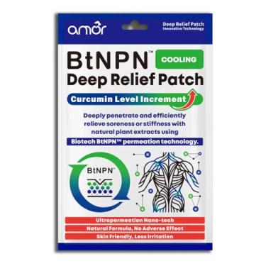 Imagem de LEADTEK Patch de alívio botânico Amor – açafrão e curcumina para conforto natural | BtNPN Tech | 5,1 x 8,5, 6 adesivos grandes