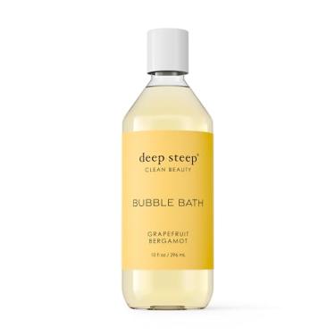 Imagem de Deep Steep Banho de espuma, bergamota de toranja, 283 g – molho calmante com manteiga de karité, óleo de argan, aloe vera e óleo de coco – vegano, livre de sulfatos, beleza limpa equilibrada com pH