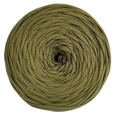 Imagem de YarnArt Fio de camiseta Maccheroni – 100% tecido reciclado, 600 g (± 100 g), 130 m – mistura de algodão grosso para sacos de crochê, tapetes, cestos, decoração de casa e projetos multicoloridos DIY