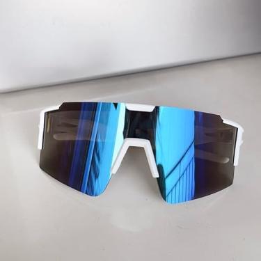 Imagem de Óculos De Sol Esportivos À Prova De Vento Para Ciclismo, Esqui, Direção(Azul Bebê)
