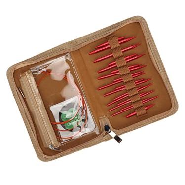 Imagem de aqxreight Conjunto de Agulhas de tricô Circulares Alumínio 3 a 6mm Suavizante Conjunto de Agulhas Circulares Intercambiáveis ​​com Bolsa para Uso Em Tecido Tamanhos e Agulha Circular que Define a Agulha Circular