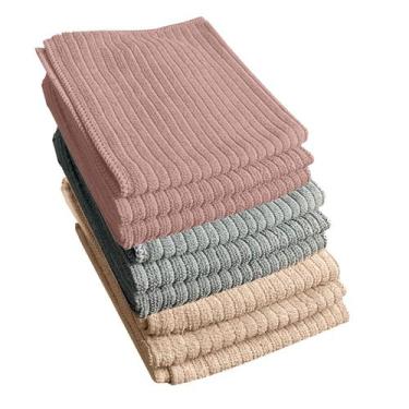 Imagem de Kit 6 Pano Limpeza Magico Microfibra Absorve 40X48 Pra Vr - IDEALIZA, 