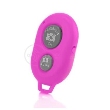 Imagem de Controle Remoto Disparador De Fotos Bluetooth Selfie - Rosa