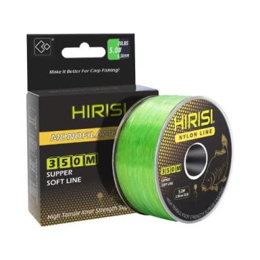 Imagem de Linha de pesca de nylon 350m 12LB-20LB monofilamento linha de pesca de