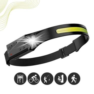 Imagem de Lanterna Cabeça Sensor Toque Recarregável Usb Led Noturna - BOMVINK