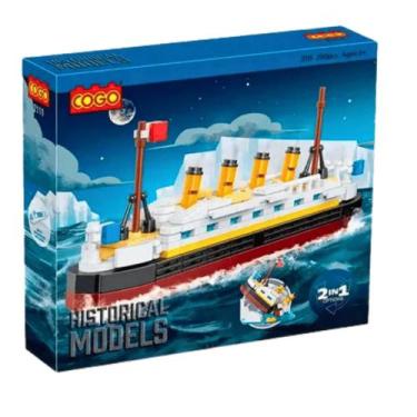Imagem de Blocos de Montar Coleção Historical Models Titanic 290 pçs 2111 - COGO