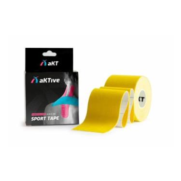 Imagem de Kinesio Tape Aktive Sport Bandagem Elástica Adesiva, Amarelo