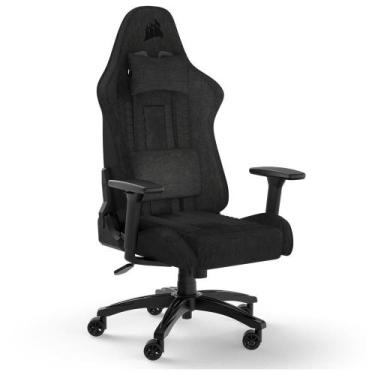 Imagem de Cadeira Gamer Corsair TC100 Relaxed Fabric, Até 120Kg, Com Almofadas, 