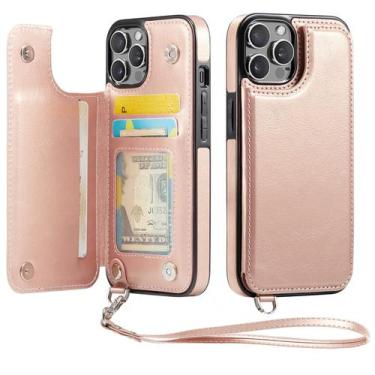 Imagem de Capa Carteira Wefor para iPhone 12 Pro com RFID e Suporte