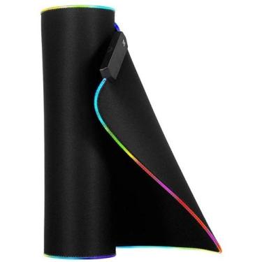 Imagem de Mouse pad gamer borracha e plastico led 80cmx30cmx3mm - Shark Blue