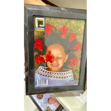 Imagem de Porta retrato - Madeira , Preto, 15x21
