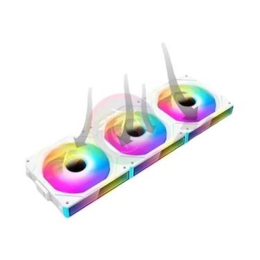 Imagem de Cooler De Gabinete Silencioso ARGB 120 RGB Infinity Mirror Uni Fan 3 E