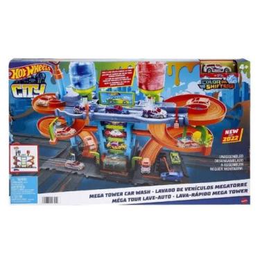 Imagem de Pista Hot Wheels City Lava-Rápido Mega Tower Mattel - HDP05 - Mattel -