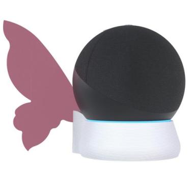 Imagem de Suporte Base De Mesa Com Asas Compatível com Alexa Echo Dot 4 e 5 - AR