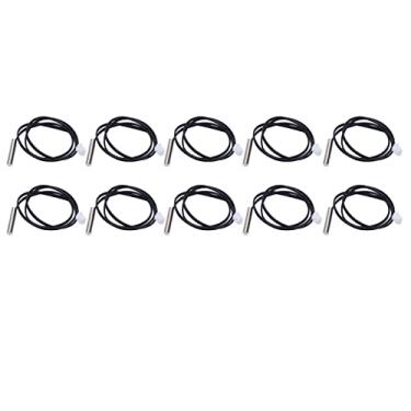 Imagem de 10 pe?as NTC 10K termistores sensor de temperatura,sonda de sensor de temperatura, cabo de sonda de sensor de temperatura de fio ¨¤ prova d'¨¢gua para industri, Termistor Detector de Calor Tempera