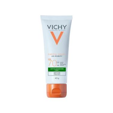 Imagem de Protetor Solar Vichy Capital Soleil Uv - Purify Sem Cor Fps70 Com 40G