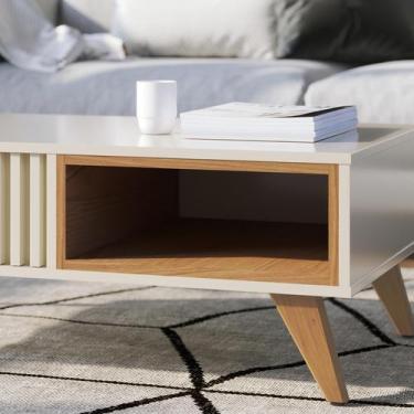 Imagem de Mesa de Centro Jeri - Off White/Freijó - Colibri