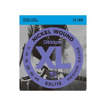 Imagem de Encordoamento para guitarra d'addario exl115 011, Personalizado