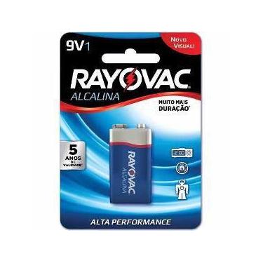 Imagem de Bateria Alcalina 9V c/ 1un - Rayovac 