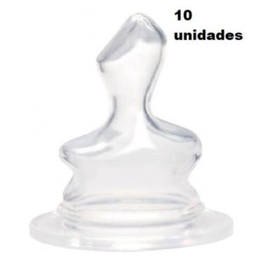 Imagem de Bico Orto Para Mamadeira Kit 10 Unidades Da Pepeta