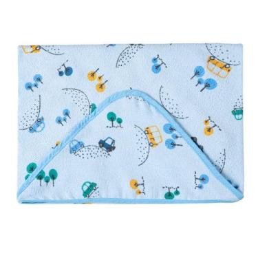 Imagem de Toalha Bebê com Felpuda 100% Algodão com Capuz - KARINHO, 1918-1775-bi