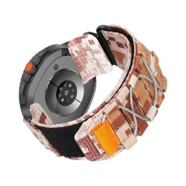 Imagem de Pulseira De Nylon De 47mm Com Ajuste Rápido Para Samsung Galaxy Watch 
