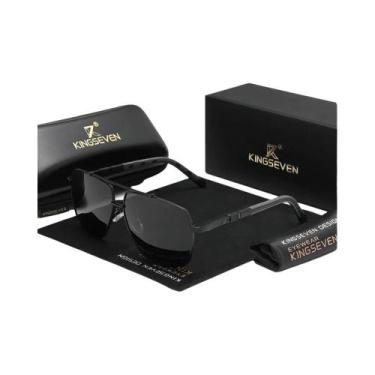 Imagem de Óculos De Sol Polarizados UV400 Masculinos Com Armação Grande, Óculos 