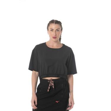 Imagem de Cropped Casual Feminina Mizuno Street, Preto, G