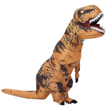 Imagem de Servllcell Inflatable Dinosaur Costume for Teens,Halloween Costumes T Rex Blow Up Costumes for Boys Girls,Funny Cosplay Party