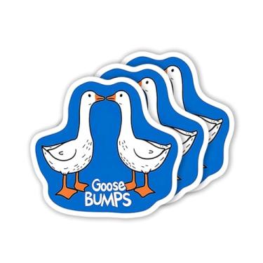 Imagem de (3 peças) Adesivo engraçado Goose Bumps, adesivos de vinil decorados para adesivos de livros, carros, garrafas de água, telefone, livros, laptop, Kindles, presentes femininos e masculinos, presentes