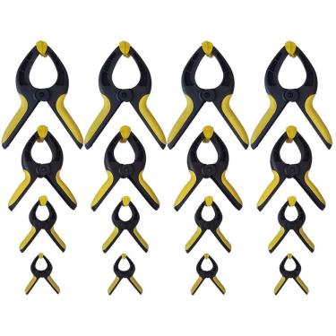 Imagem de Kit 16 Grampos Sargento Eda Profissional Multiuso