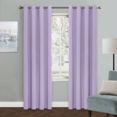 Imagem de Cortinas Blackout MYSKY HOME Lilac 203x203cm para sala de estar