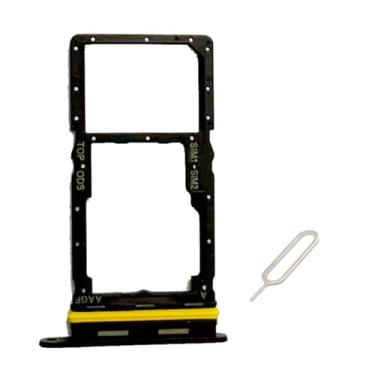 Imagem de UPONEW Bandeja de cartão SIM para Samsung Galaxy A17 5G e suporte de cartão SIM Micro SD parte de reposição (preto)