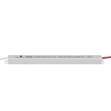 Imagem de Fonte Driver Slim LED 12V Bivolt IP20 24W + 36W Kit 2 Gaya, Bivolt