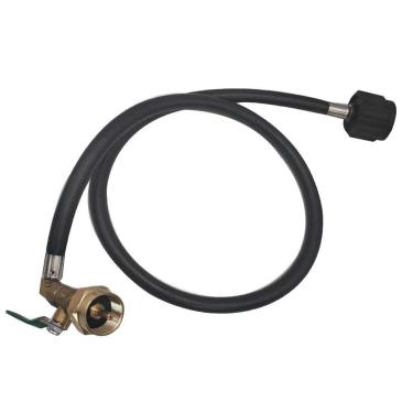 Imagem de Adaptador de recarga de propano METER STAR para tanques de 450 g com válvula de controle ON-Off e mangueira de 90 cm de comprimento, kit de refil de propano QCC1 de alta pressão 350PSI