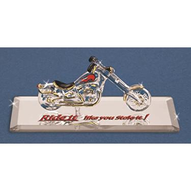 Imagem de Chopper de motocicleta Glass Baron, Ride It Like You Stole It de vidro