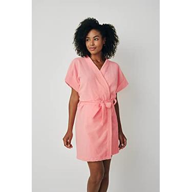 Imagem de Roupão Felpudo Adulto Curto Havaí M Com 1 peça