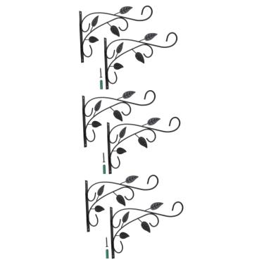 Imagem de GANAZONO 6 Peças ligar vasos de plantas estandes de plantas de metal gancho alimentadores de pássaros comedouros para pássaros ao ar livre suportes de plantas plantar tapeçaria