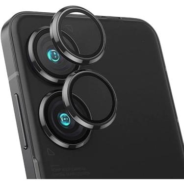 Imagem de Waillynice Para ASUS Zenfone 9 / Zenfone 10 película protetora de lente de câmera, vidro temperado 9H, anel de metal independente, capa de câmera de vidro temperado, capa protetora resistente a