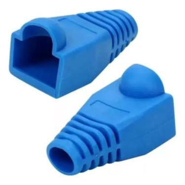 Imagem de Capa P/ Plugue Modular Rj45 Azul (pct C/ 10 Pçs) Storm cpm