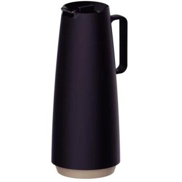 Imagem de Garrafa Térmica Rosca Exata 1L Preta - Tramontina, 1L, Preto