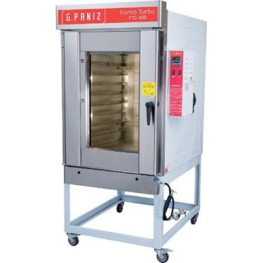 Imagem de Forno Turbo Gas T Inox Bivolt FTG 300 10 Bandejas G Paniz, Bivolt