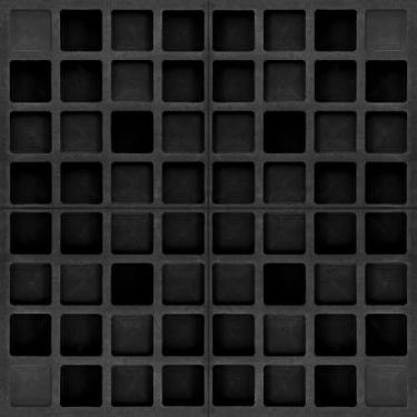 Imagem de Foroomaco 4 difusores acústicos EVA 30,5 x 30,5 x 5 cm (total 61 x 61 x 5 cm), painéis difusores de som estilo waffle para estúdio doméstico e arte de parede, tratamento acústico de sala QRD (preto)