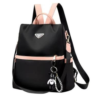 Imagem de Mochila Pequena Anti-Roubo para Mulheres - Design Moderno em Nylon