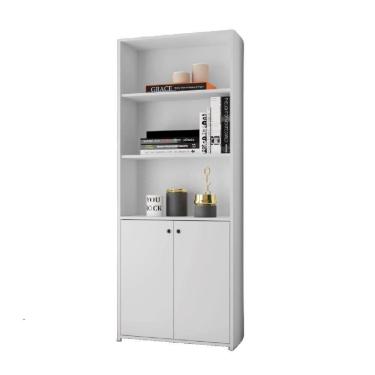 Imagem de Armário Multiuso Para Escritório Semi Aberto 2 Portas Fiji