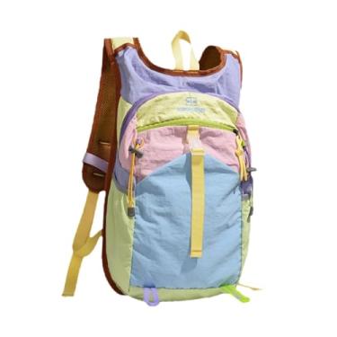 Imagem de Generic Mochila para ciclismo, bolsa para andar de bicicleta, casual, nylon, à prova d'água, leve, mochila para caminhadas, trekking, motocicleta, viagem, Azul