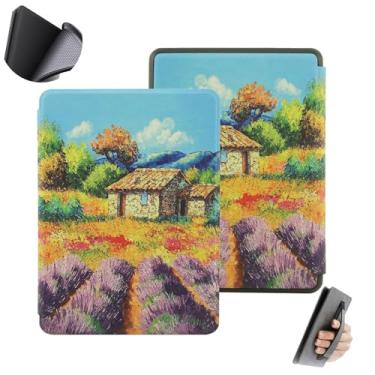 Imagem de GUKSRASO Capa para 6.8" Kindle Paperwhite 11ª Geração/Signature Edition (Modelo: M2L3EK/M2L4EK) - Material TPU à Prova D'água com Suspensão Automática, Alça de Mão