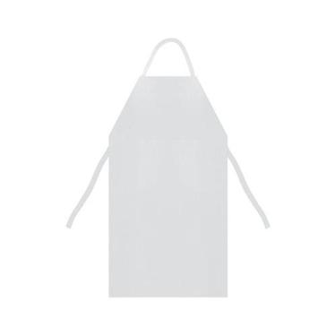 Imagem de 05 Avental Pvc Preto Ou Branco Cordao Escolher Cor - plastcor, branco