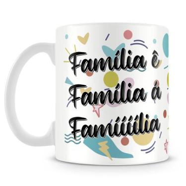 Imagem de Caneca Personalizada Família com 1 Foto - Porcelana de Alto Brilho - A