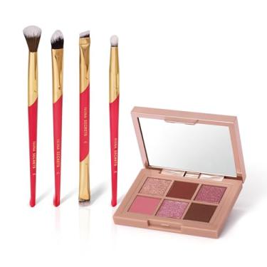 Imagem de Combo Niina Secrets: Paleta De Sombras Shine 5,4g + Kit Pinceis Para Olhos